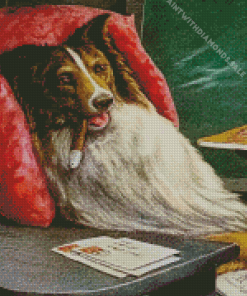 A bachelors Dog By Cassius Diamond Paintings