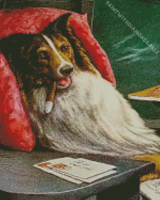 A bachelors Dog By Cassius Diamond Paintings