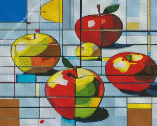 Abstract Apples Diamond Painting