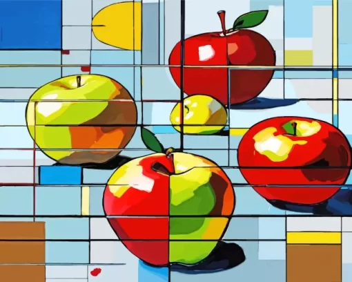 Abstract Apples Diamond Painting