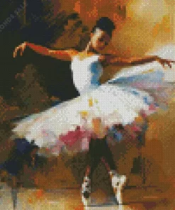 Abstract Ballerina Diamond Painting