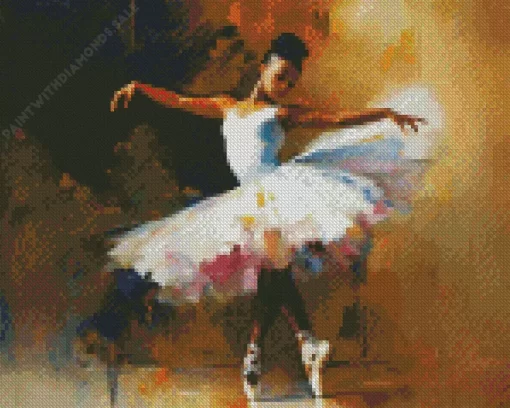 Abstract Ballerina Diamond Painting