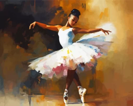 Abstract Ballerina Diamond Painting