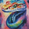 Abstract Pit Viper Diamond Painting