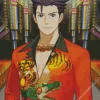 Ace Attorney Tiger Diamond Painting