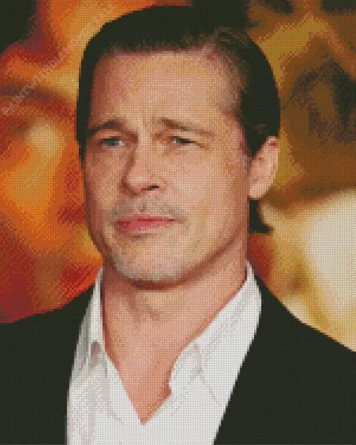 Actor Brad Pitt Diamond Painting