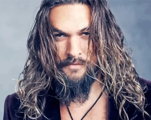 Actor Jason Momoa Diamond Painting