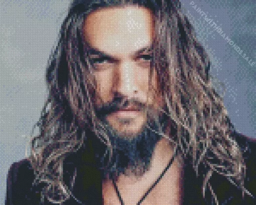 Actor Jason Momoa Diamond Painting