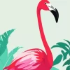 Aesthetic Flamingo Bird Art Diamond Painting