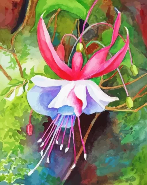 Aesthetic Fuchsia Diamond Painting