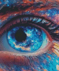 Aesthetic Galaxy Eye Diamond Painting