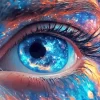 Aesthetic Galaxy Eye Diamond Painting