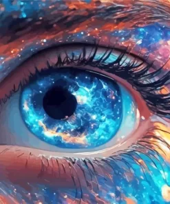 Aesthetic Galaxy Eye Diamond Painting