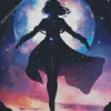 Aesthetic Galaxy Lady Diamond Painting