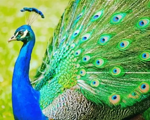 Aesthetic Peacock Bird Diamond Painting