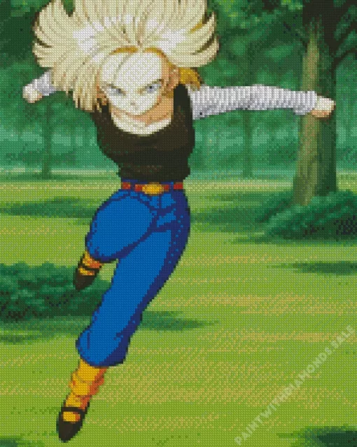 Android 18 Diamond Painting