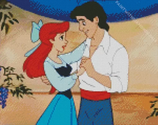 Ariel And Eric Diamond Painting