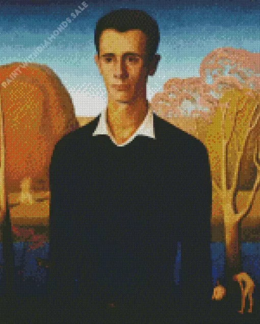 Arnold Comes Of Age By Grant Wood Diamond Painting