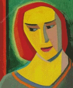 Auguste Herbin Portrait Diamond Painting