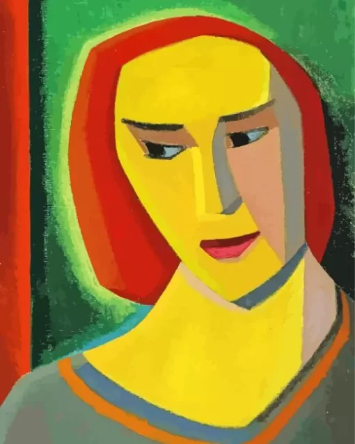 Auguste Herbin Portrait Diamond Painting