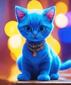 Baby Blue Cat Diamond Painting