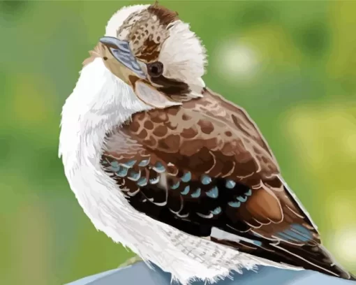 Baby Kookaburra Art Diamond Painting