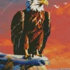 Bald Eagle Sunset Diamond Painting