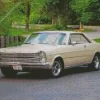 Beige Rare 1966 Ford Galaxie Diamond Painting