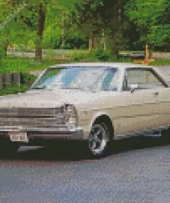 Beige Rare 1966 Ford Galaxie Diamond Painting