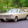 Beige Rare 1966 Ford Galaxie Diamond Painting