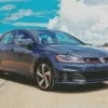 Black VW Golf Gti Car Diamond Painting