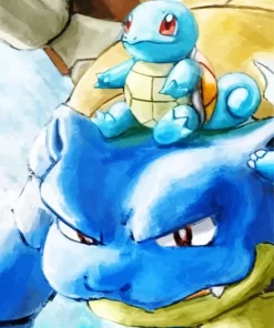 Blastoise And Squirtle Diamond Painting