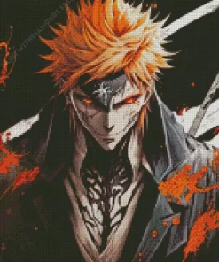 Bleach Anime Ichigo Art Diamond Painting