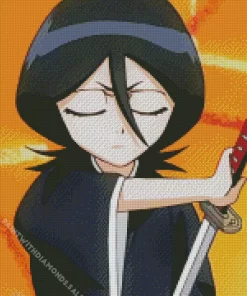 Bleach Anime Rukia Kuchiki Diamond Painting