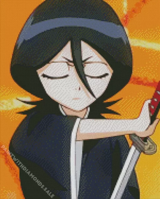 Bleach Anime Rukia Kuchiki Diamond Painting