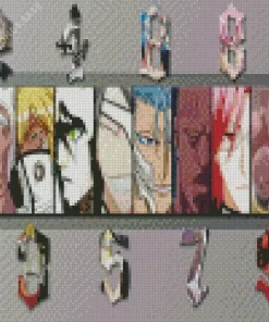 Bleach Arrancar Numbers Diamond Painting