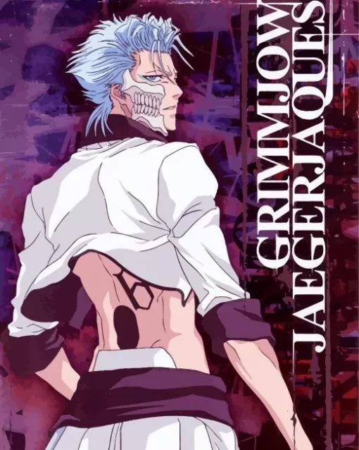 Bleach Grimmjow Number 6 Diamond Painting