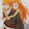 Bleach Ichigo Girlfriend Orihime Inoue Diamond Painting