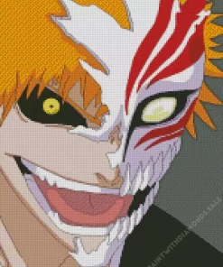 Bleach Ichigo Half Hollow Diamond Painting