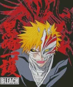 Bleach Ichigo Half Hollow Poster Diamond Painting