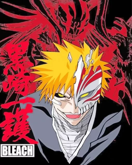 Bleach Ichigo Half Hollow Poster Diamond Painting