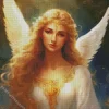 Blond Angel Diamond Painting