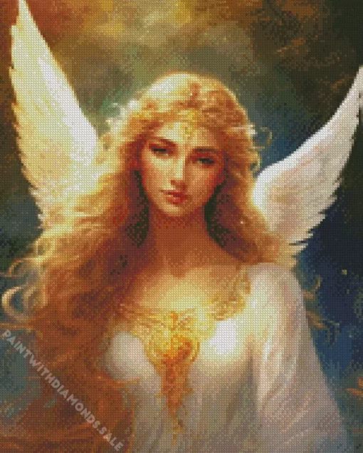 Blond Angel Diamond Painting