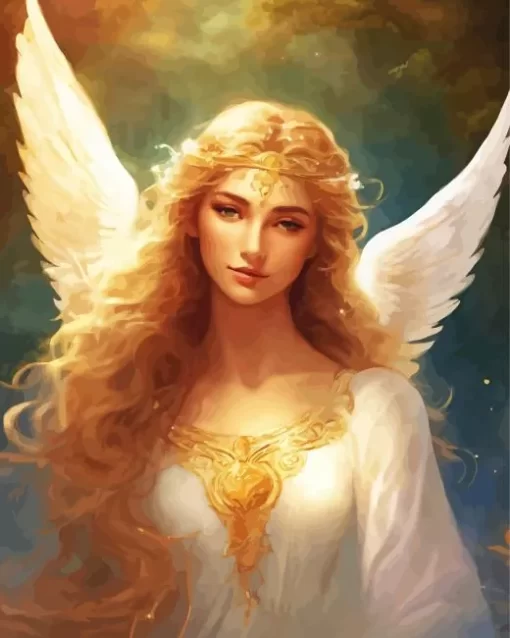 Blond Angel Diamond Painting