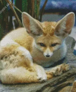 Blond Fox Diamond Painting