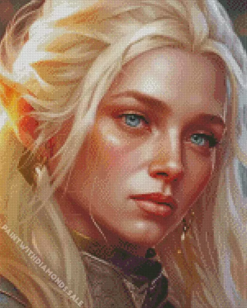 Blonde Elf Diamond Painting