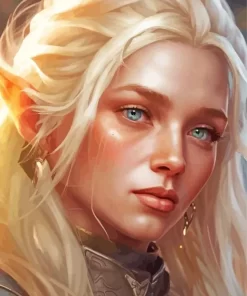 Blonde Elf Diamond Painting