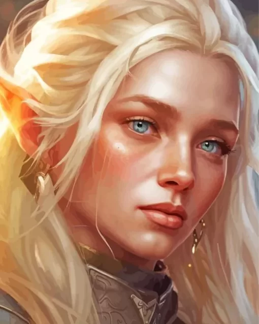 Blonde Elf Diamond Painting