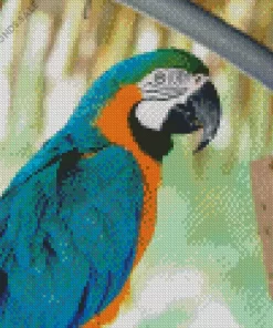 Blue And Gold Macaw Diamond Painting