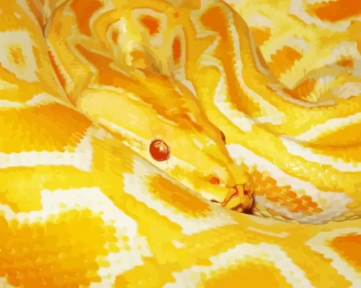 Burmese Yellow Python Diamond Painting